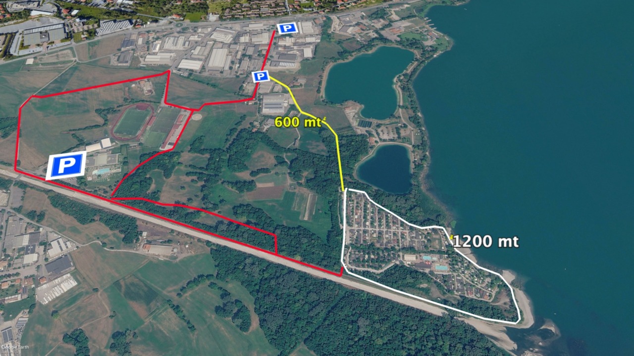 Nuovo sentiero per raggiungere il lago di Pusiano