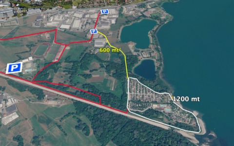 Nuovo sentiero per raggiungere il lago di Pusiano