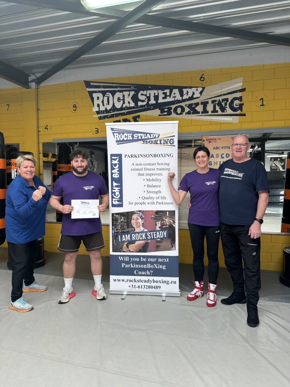 Emmanuele Carbone nuovo leader di Rock Steady Boxing Como Lake