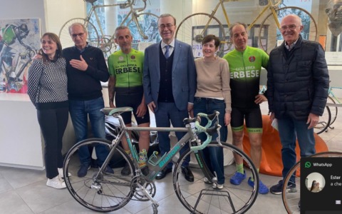La Ciclistica Erbese dona le biciclette di Lizzeri e Mondin al Museo del Ghisallo