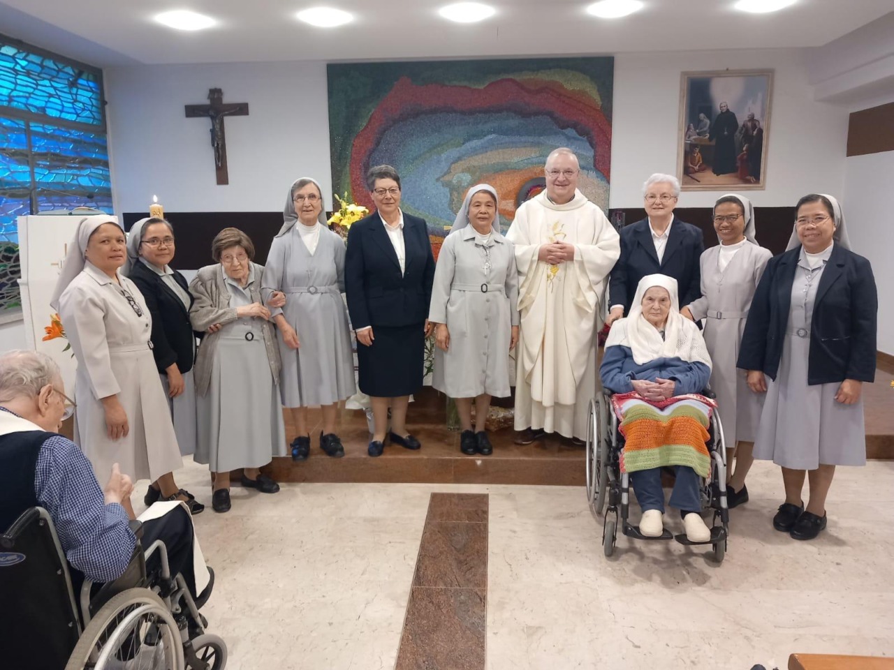 Suor Mercedes celebra 25 anni di professione religiosa ad Albese