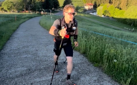 Giulio Duroni si prepara a conquistare il Muro di Sormano