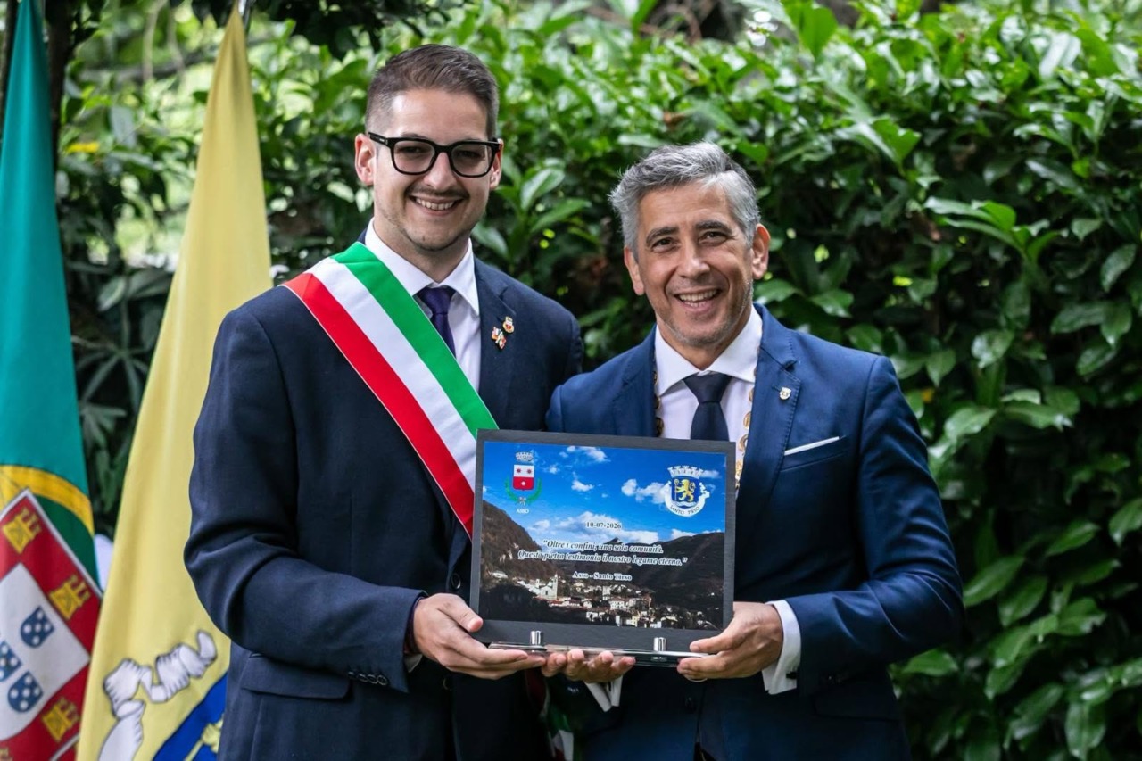 Il sindaco Donadini Pina in Portogallo per siglare il Patto d’Amicizia