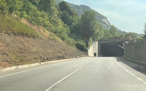 Manutenzione in corso: galleria chiusa al traffico