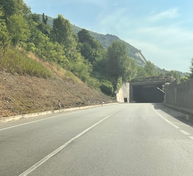 Manutenzione in corso: galleria chiusa al traffico